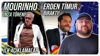 Mourinho İmza Töreni  Erden Timur Bırakıyor  Gündem [upl. by Jillayne]