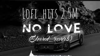 No Love  Slowed and Reverb lofi song trending viral [upl. by Nol265]