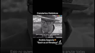 Andrés Segovia🇪🇸 Bach [upl. by Llerrehc]