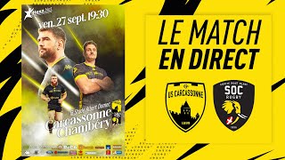 US Carcassonne vs SO Chambéry Championnat de Nationale J05 [upl. by Keiryt335]