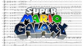 GALAXY Sheet Music  Super Mario Galaxy Orchestral Score [upl. by Oos]