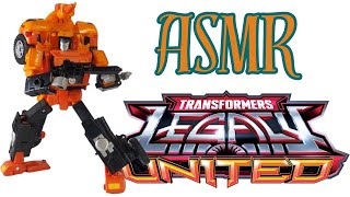 ASMR Transformers Legacy United Leader Class Sandstorm Review [upl. by Htabazile563]