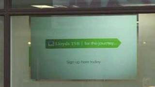 3M Vikuiti Rear Projection Film  Lloyds TSB amp NatWest Banks [upl. by Anitnegra641]