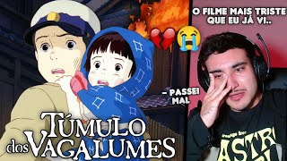 PASSEI MAL DE TANTO CHORAR 😭😭 ASSISTINDO TÚMULO DOS VAGALUMES PELA PRIMEIRA VEZ 1988  FILME REACT [upl. by Arayc]