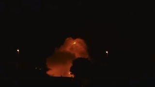 Weltkriegsbombe in Dresden explodiert Video [upl. by Alekim]