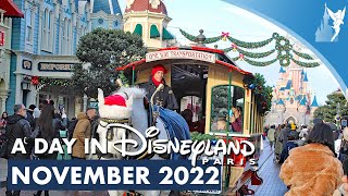 📅 A day in Disneyland Paris November 2022 [upl. by Anneis]