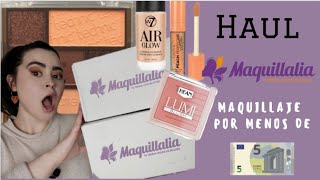 💥Haul De Maquillalia  POR MENOS DE 5€ 🤑  Juncal Gonzalez [upl. by Nnaecarg687]