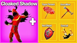 6 AMAZING SKIN COMBOS IN FORTNITE Cloaked Shadow Female DJ Yonder [upl. by Nira]