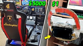 Cheap vs Expensive Sim Racing Setups [upl. by Aaronson]