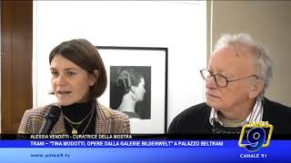 TRANI  TINA MODOTTI OPERE DALLA GALERIE BILDERWELT A PALAZZO BELTRANI [upl. by Ayanat]