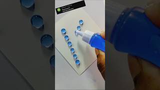 Water drop lettering S1025 art shorts viral handlettering [upl. by Joerg]