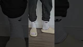 yeezy slides bone yeezy slides youtubeshorts [upl. by Adnilg]