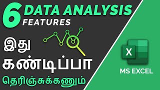 6 Data Analysis Features in Excel [upl. by Eliga]