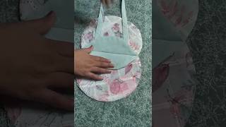 How to make shoulder handbag out of fabric with simple silai machine 💫 shorts [upl. by Gottuard503]