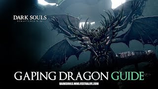 Gaping Dragon Boss Guide  Dark Souls Remastered [upl. by Chrystel]