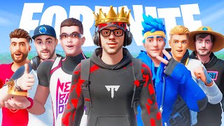 Winning With EVERY YouTuber Fortnite Icon Skin [upl. by Elokyn]