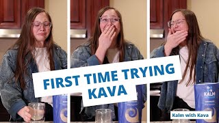 First Time Trying KAVA Funny Reaction [upl. by Heady296]