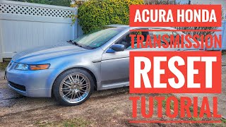 HOW TO RESET ACURA HONDA ECU TRANSMISSION FACTORY TUTORIAL [upl. by Atiraj]