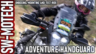 SWmotech Adventure Handguards 2024  unboxing mounting and test on my Yamaha Tenere 700 [upl. by Kall]