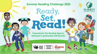 Surrey Libraries Summer Reading Challenge 2023  Ready Set Read [upl. by Ecirehc]