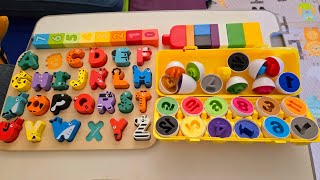 Learning Numbers ABC amp Colors with Toddler [upl. by Ellinger865]