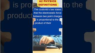 CAIE A2 Physics 9702 Definitions  Coulombs law [upl. by Grover643]