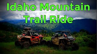 Idaho Mountain Trail Ride in the RZR 200 Mile Loop Idaho City to Featherville [upl. by Atikram480]