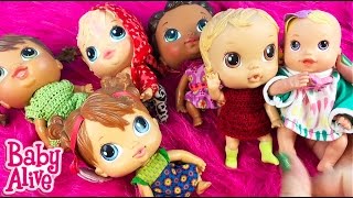 Baby Alive Doll Collection Series Part 3  My Tiniest Baby Alive Dolls [upl. by Neral]