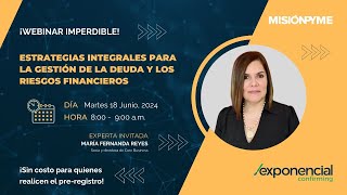 Webinar Estrategias integrales para la gestión de la deuda y los riesgos financieros [upl. by Maice]