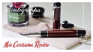 Montegrappa  Mia Carissima Fountain Pen Review [upl. by Cynthea]