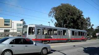 Muni Metro K Ingleside  Ocean Ave amp Howth St San Francisco California [upl. by Moffitt]