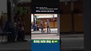 Indian Army dog training army militarydogs labrador shorts viralvideo [upl. by Emelyne]