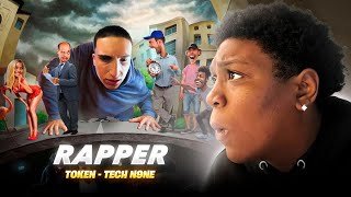 Token  YouTube Rapper ft Tech N9ne Lyrics REACTION [upl. by Aerdnuahs260]