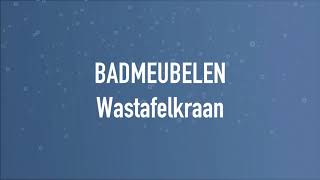 Welke kraan bij mijn badmeubel [upl. by Coppinger]