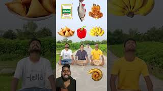 Eating biscuits honey ice cream fruits singhara vs chilli shikhar insects amp fish  vfxvideo shorts [upl. by Mages]