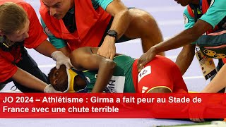 JO 2024 – Athlétisme  Girma a fait peur au Stade de France avec une chute terrible [upl. by Breen]