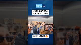 ANTONIO CONTENAPOLI ecco larrivo e le prime parole 🤩🎙️ [upl. by Tapes840]