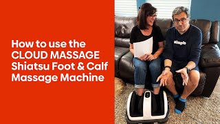 How to use the Cloud Massage Shiatsu Foot Massager [upl. by Anilegnave]