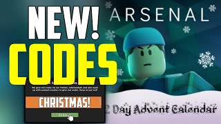 NEW ALL WORKING CODES FOR ARSENAL IN DECEMBER 2023  ROBLOX ARSENAL CODES [upl. by Sydel]