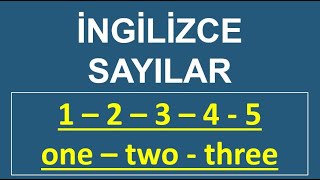 1den 1000e Kadar İngilizce Sayılar [upl. by Eiloj577]