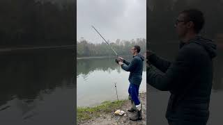 Lo STORIONE mi ha ROTTO LA CANNA fishing fishingvideo sturgeon [upl. by Engamrahc667]