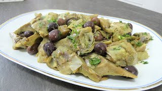 Carciofi Affogati Alla Napoletana 😍 Ricetta Facile E Buonissima [upl. by Oniskey138]