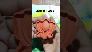 How to make terracotta clay mould howto terracottajewellery diy lingacreations [upl. by Rotsen]