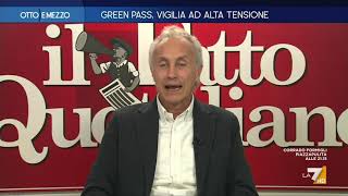 Green pass obbligatorio lallarme di Marco Travaglio quotCi saranno grandi problemi Ne valeva [upl. by Eissirk]