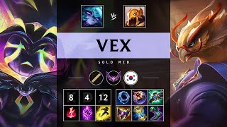 Vex Mid vs Azir Dominating  KR Master Patch 1422 [upl. by Giacamo]