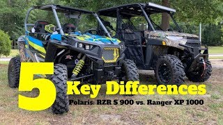 POLARIS RZR S 900 Vs Ranger XP 1000 [upl. by Sells]