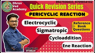 PERICYCLIC REACTION  ONE SHOT REVISION  REFERENCE BOOK QUESTIONS WITH PYQ [upl. by Yoko]