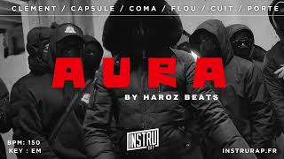 Instru Rap Drill Agressive Sombre 2024 quotAURAquot By Haroz Beats [upl. by Fabrin]