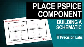 PSpice for TI  Place a PSpice component [upl. by Felecia69]