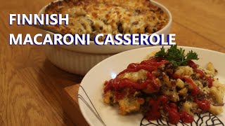 Finnish Macaroni Casserole  Makaronilaatikko [upl. by Ima]